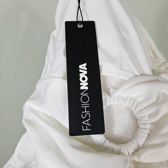 NWT Fashion Nova Charming Illusions Lace Maxi Dress – White XL - Picture 14 of 15